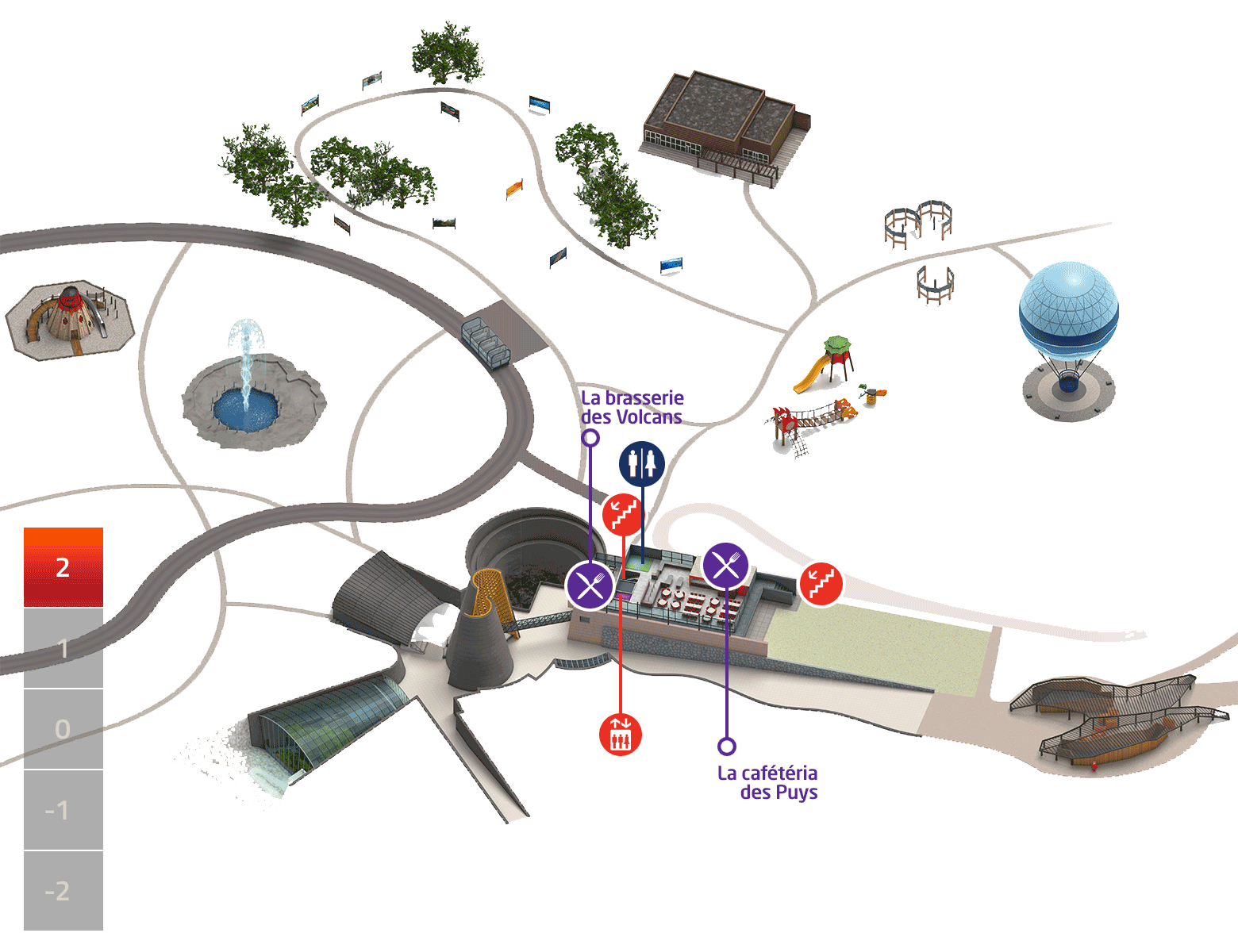 Niveau+2 du plan de Vulcania